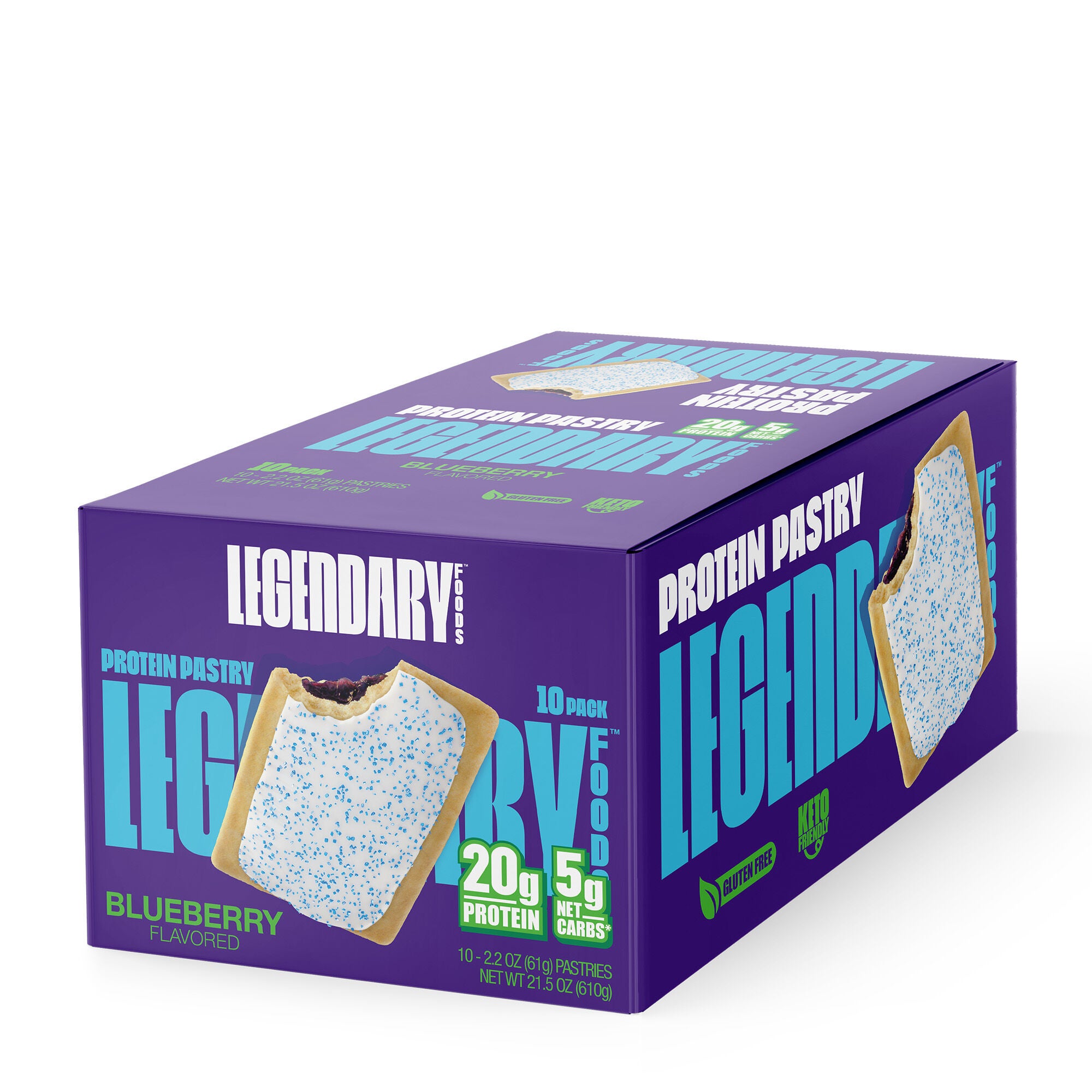 Protein Pastry - Blueberry &#40;10 Pastries&#41;  | GNC